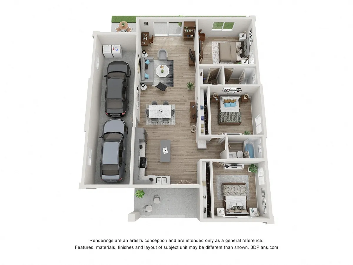 Floor plan Villa D