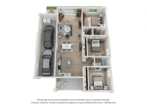 Floor plan Villa D