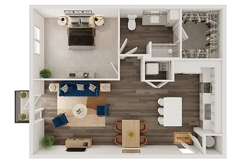 Floor plan A17 - SECOND AVE