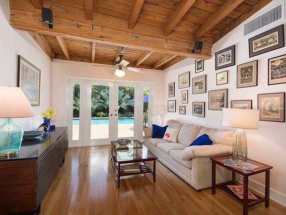 Charming Den with Pool View