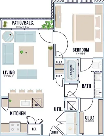 A1 | 661 sq ft A1 | 661 sq ft
