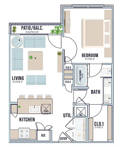 Floor plan A1