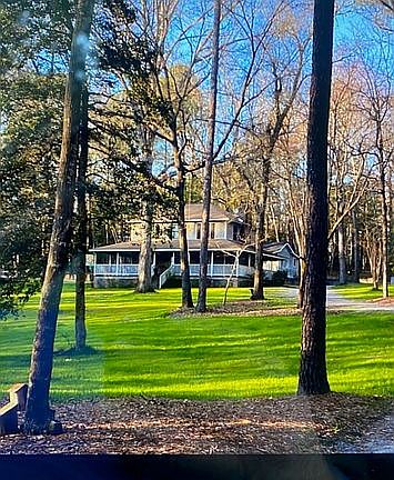 Front view from driveway