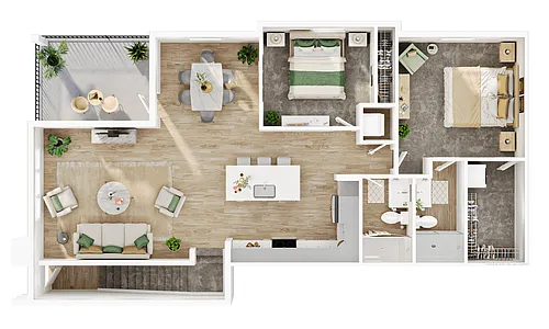 Floor plan B1