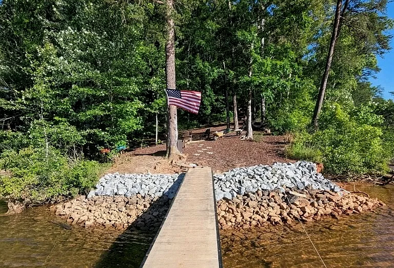 View of property from dock.