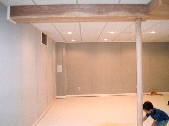 Professionally finished Owens Corning full basement.