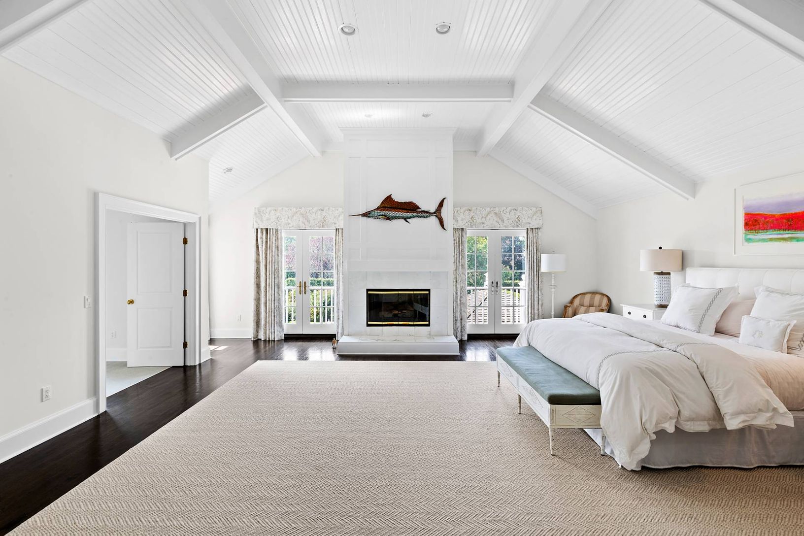 Primary Bedroom with vaulted Ceilings