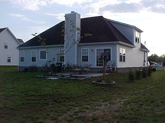 Back of Home with Patio