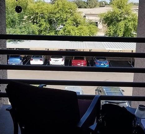 patio view from chairs