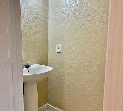 1/2 bath on first floor