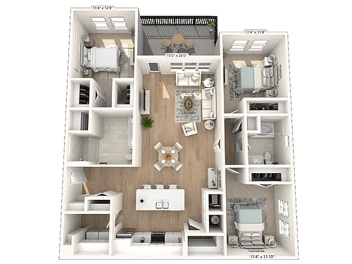 Floor plan The Aldrin