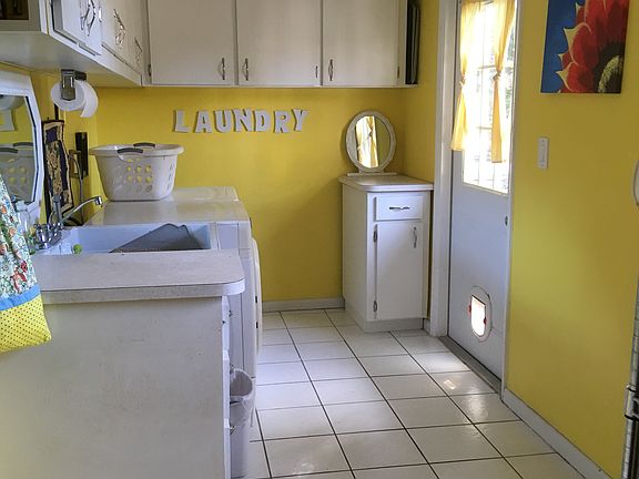 Sunny laundry room