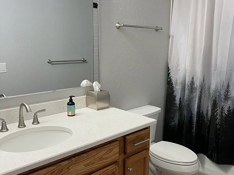 Basement bathroom