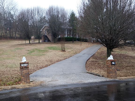 Concrete driveway