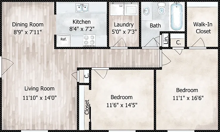 The Pembroke Floorplan Diagram