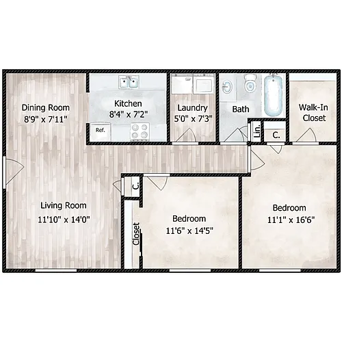 Floor plan The Pembroke