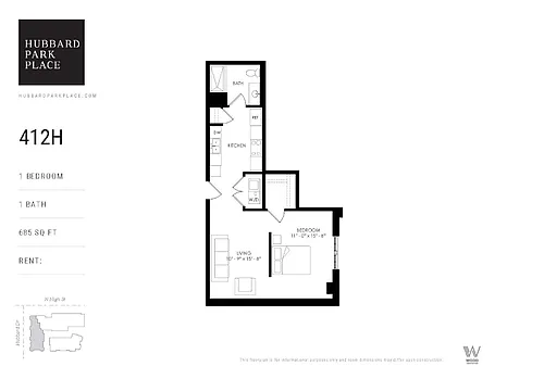 Floor plan 412H