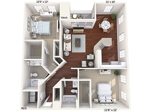 Floor plan B3-Std-Floor1