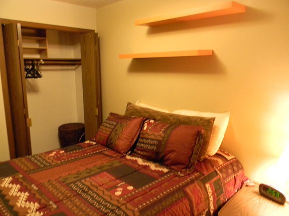 Bedroom with queen bed
