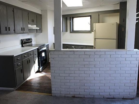Kitchen area seen from living room