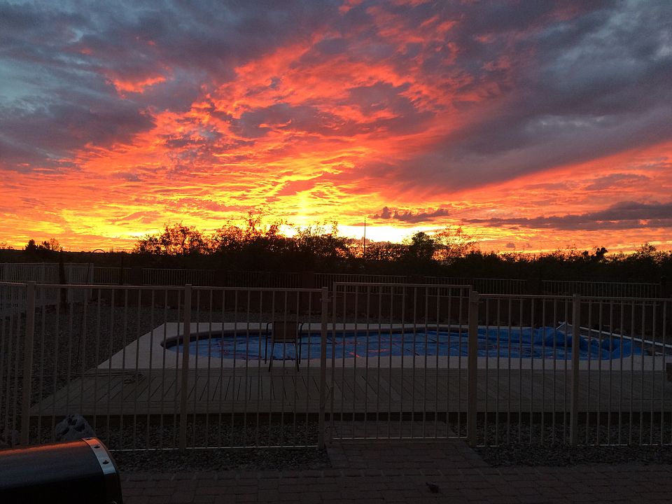 Sunset from living room