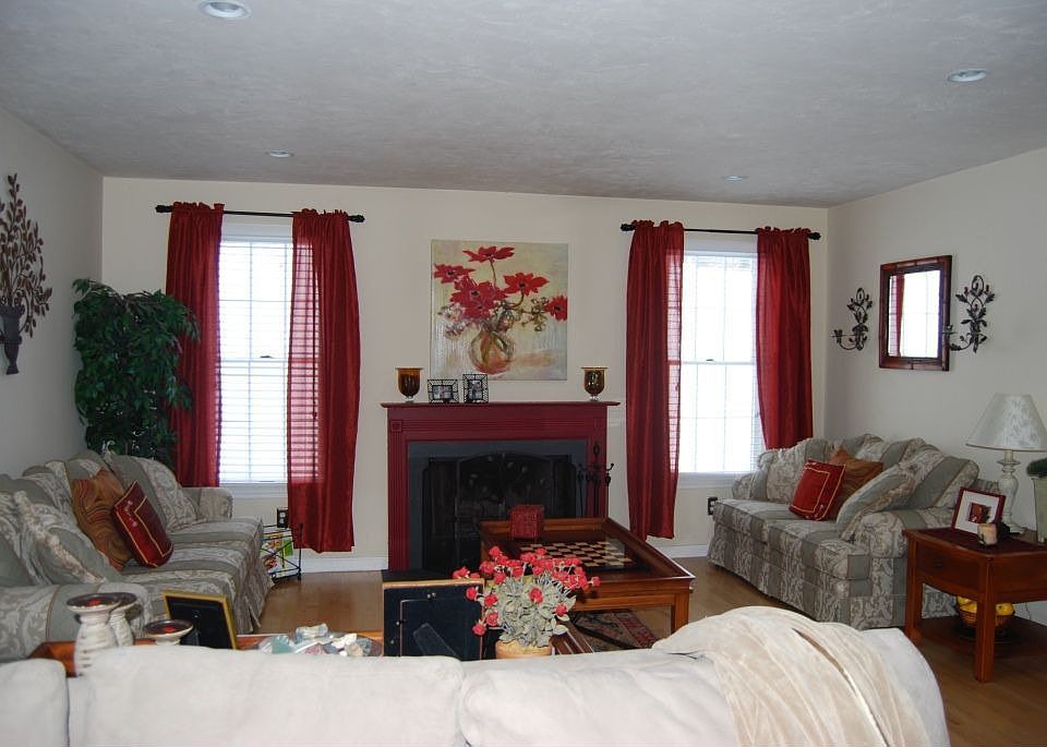 Fire placed living room