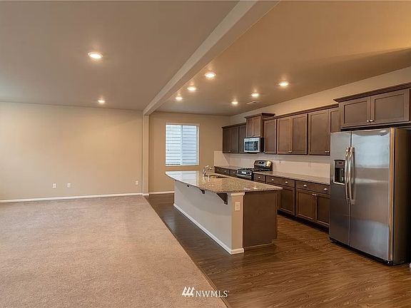 Living room and Kitchen
