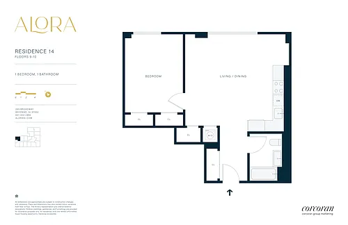 Floor plan 1B914