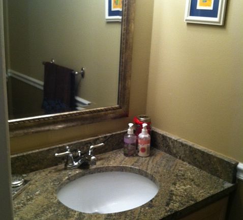 half bath main level