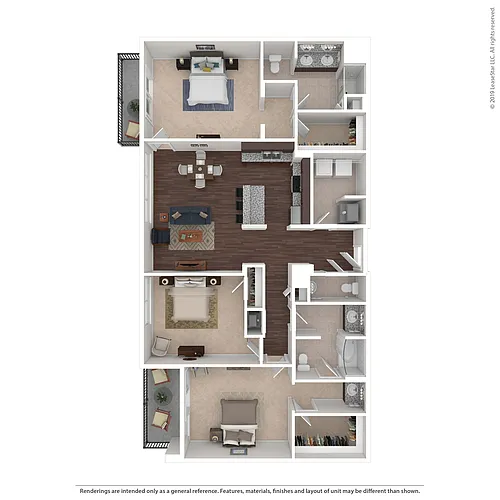 Floor plan The Emerson Penthouse
