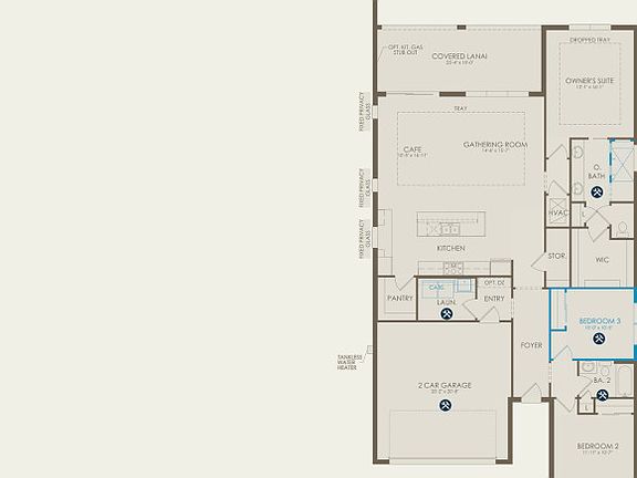 Palmary Floor Plan, Quick Move-in Home, Floor 1