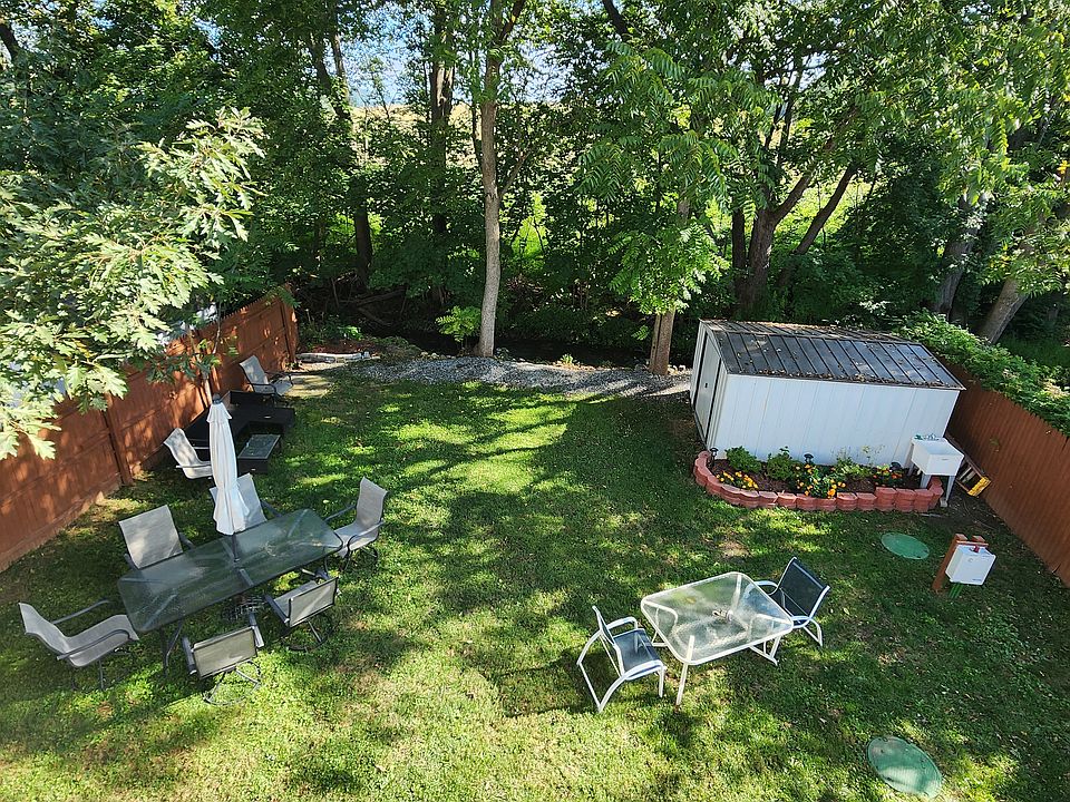 Back yard, shed.