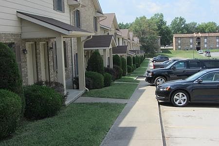 Frontal view showing landscaping which is always well mainta
