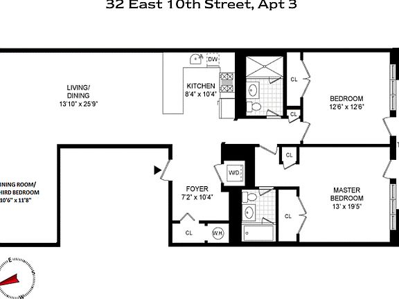 4th image of 32 E 10th St APT 3