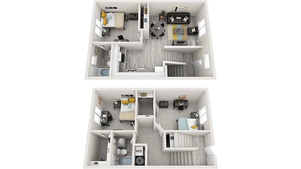 Floor plan Hendrick A - Station