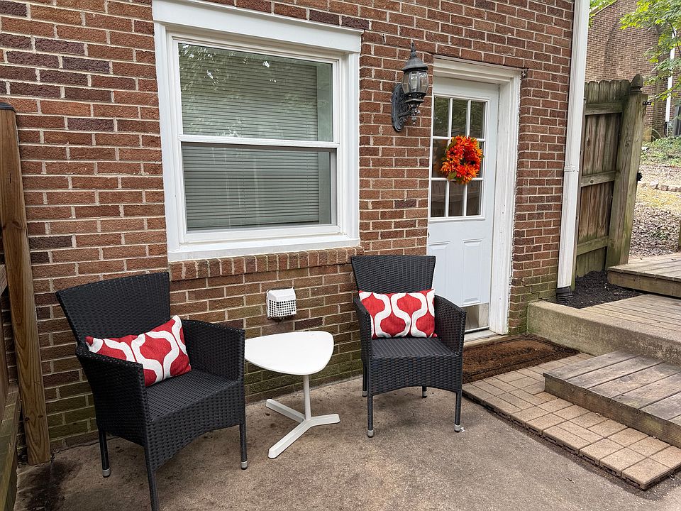 Private patio area
