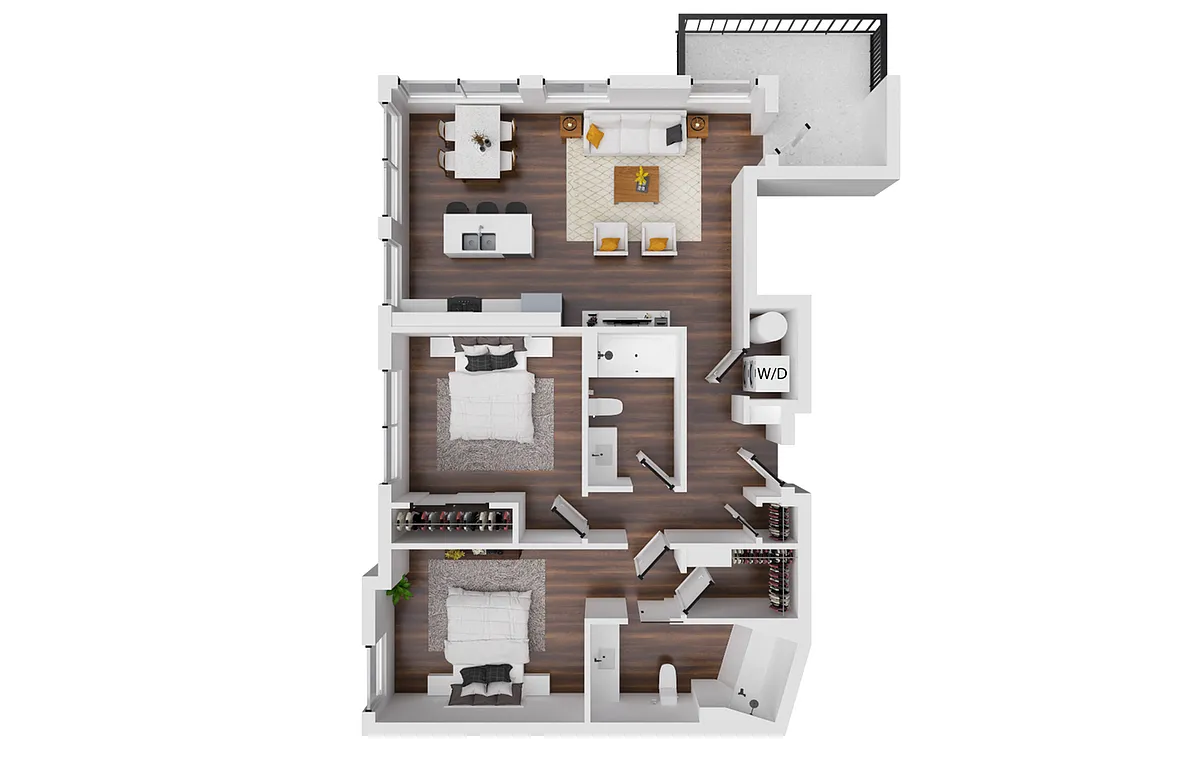 Floor plan James 1005