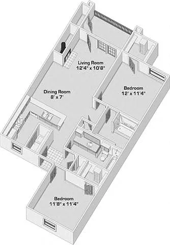 Floor plan B1