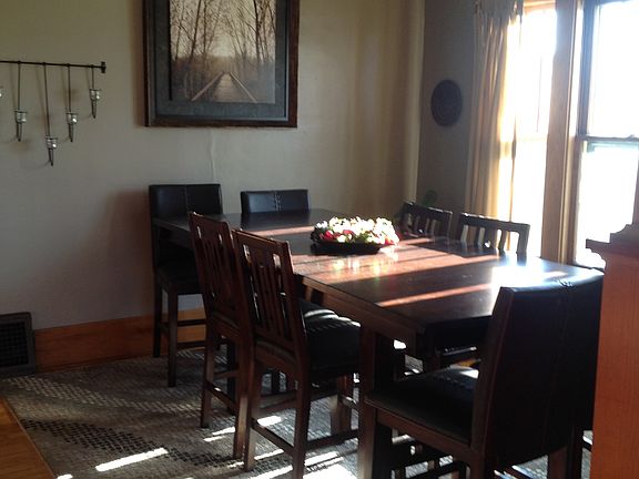 Large dining room. 