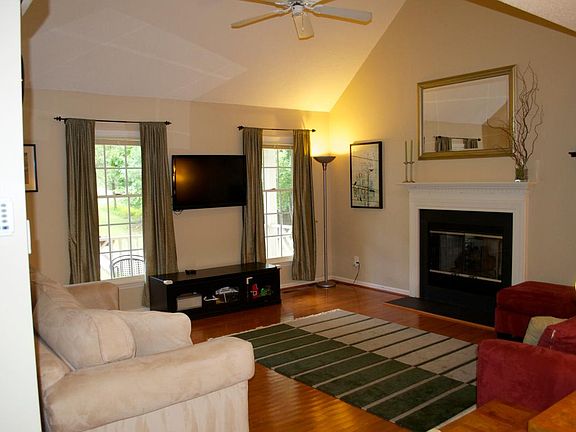 Living Room with gas fireplace