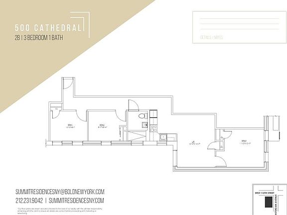 2nd image of 500 Cathedral Pkwy APT 2B