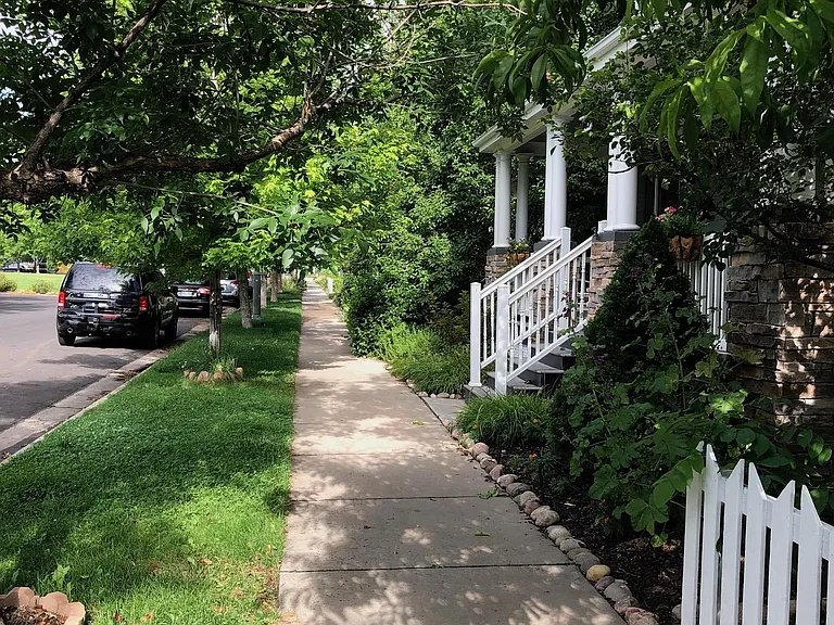 Street view looking west