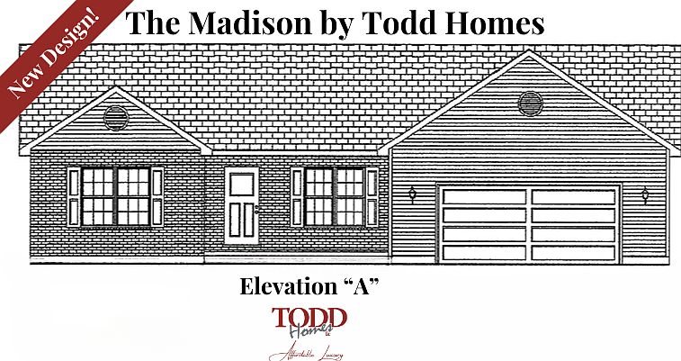 The Madison by Todd Homes Elevation A