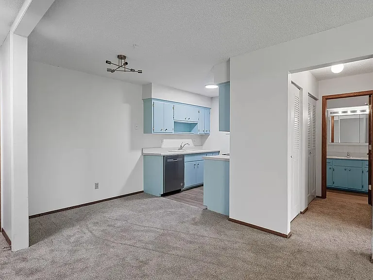 Dining room and kitchen