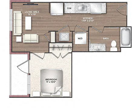 Floor plan Studio J