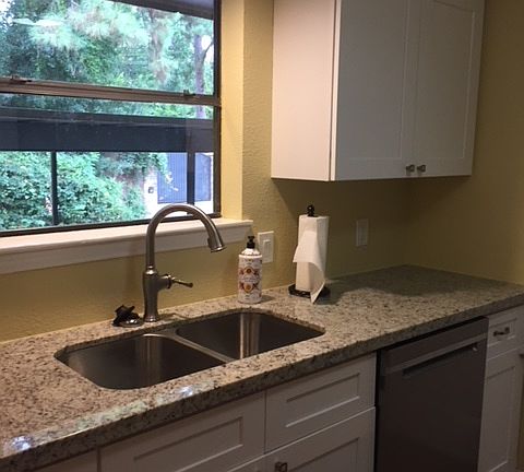 New granite & sink 