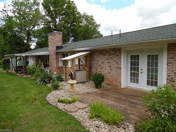 Double French Doors Leading to Patio outside Master Bedroom