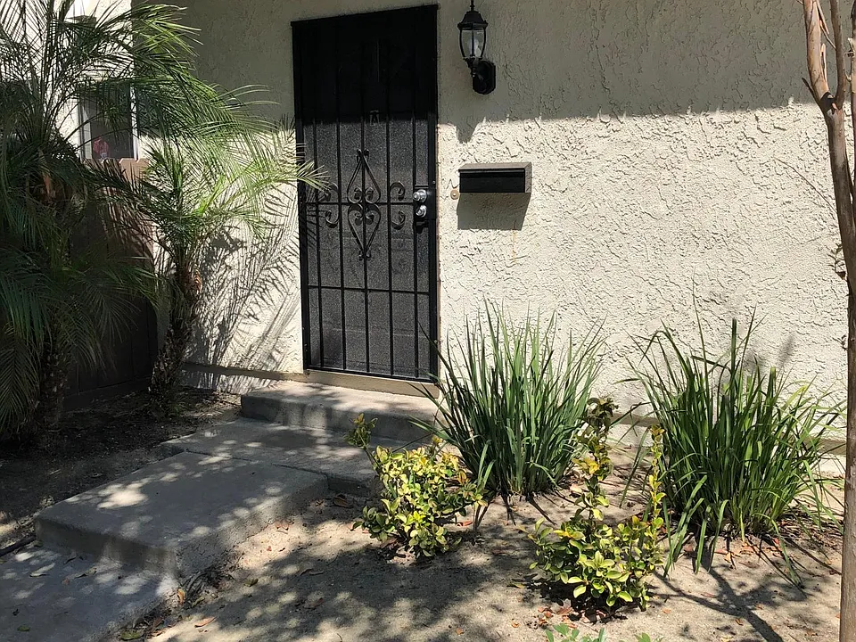 Front door of unit
