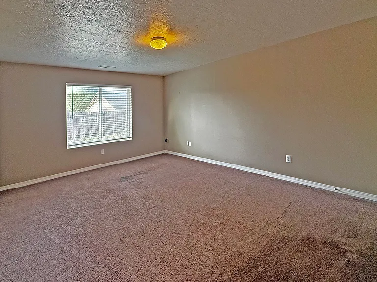 Master Bedroom overlooking the back yard