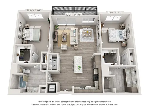 Floor plan Interlude E